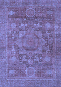 Oriental Blue Modern Rug, abs1469blu