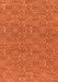 Machine Washable Abstract Orange Modern Area Rugs, wshabs146org