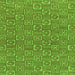 Square Machine Washable Abstract Green Modern Area Rugs, wshabs146grn