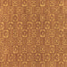 Square Machine Washable Abstract Brown Modern Rug, wshabs146brn