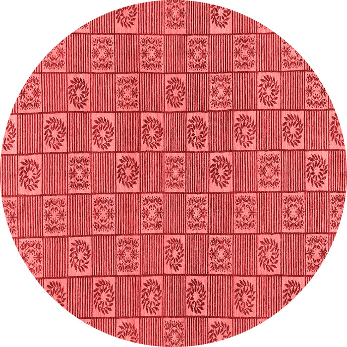 Abstract Red Modern Rug, abs146red