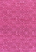 Machine Washable Abstract Pink Modern Rug, wshabs146pnk