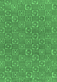 Abstract Emerald Green Modern Rug, abs146emgrn