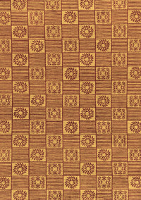 Abstract Brown Modern Rug, abs146brn