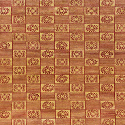 Square Machine Washable Abstract Orange Rug, wshabs146