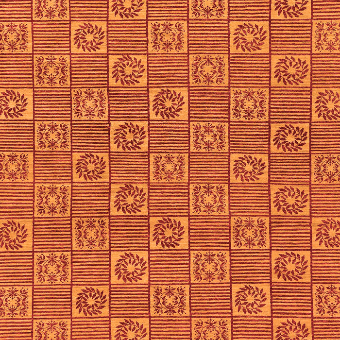 Abstract Orange Modern Rug, abs146org