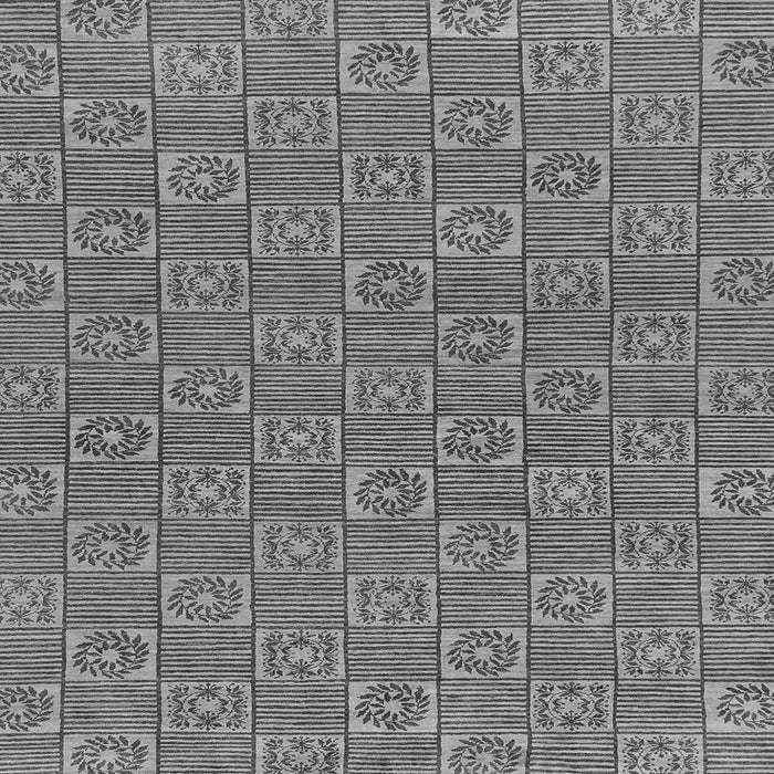 Square Machine Washable Abstract Gray Modern Rug, wshabs146gry