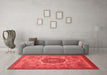 Modern Red Washable Rugs