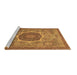 Sideview of Machine Washable Oriental Brown Modern Rug, wshabs1470brn