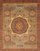 Abstract Brown Oriental Rug, abs1470