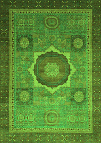 Oriental Green Modern Rug, abs1471grn