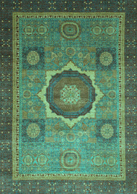 Oriental Turquoise Modern Rug, abs1471turq