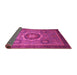 Sideview of Oriental Pink Modern Rug, abs1471pnk