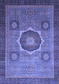 Oriental Blue Modern Rug, abs1471blu