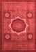 Oriental Red Modern Area Rugs