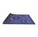 Sideview of Oriental Blue Modern Rug, abs1472blu