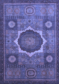 Oriental Blue Modern Rug, abs1472blu