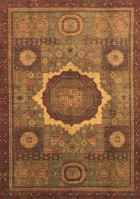 Oriental Brown Modern Rug, abs1472brn