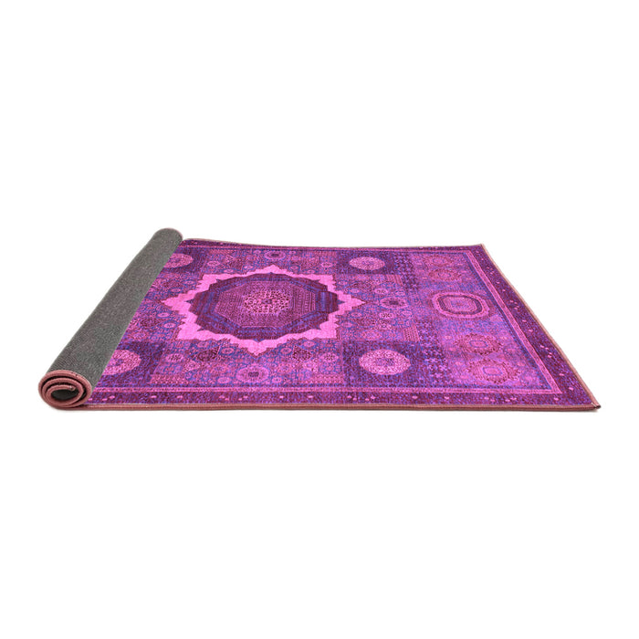 Sideview of Oriental Purple Modern Rug, abs1472pur