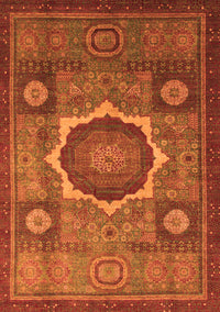 Oriental Orange Modern Rug, abs1472org