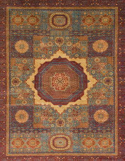 Abstract Red Oriental Rug, abs1473