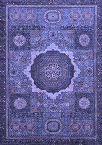 Oriental Blue Modern Rug, abs1473blu