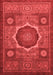 Oriental Red Modern Area Rugs