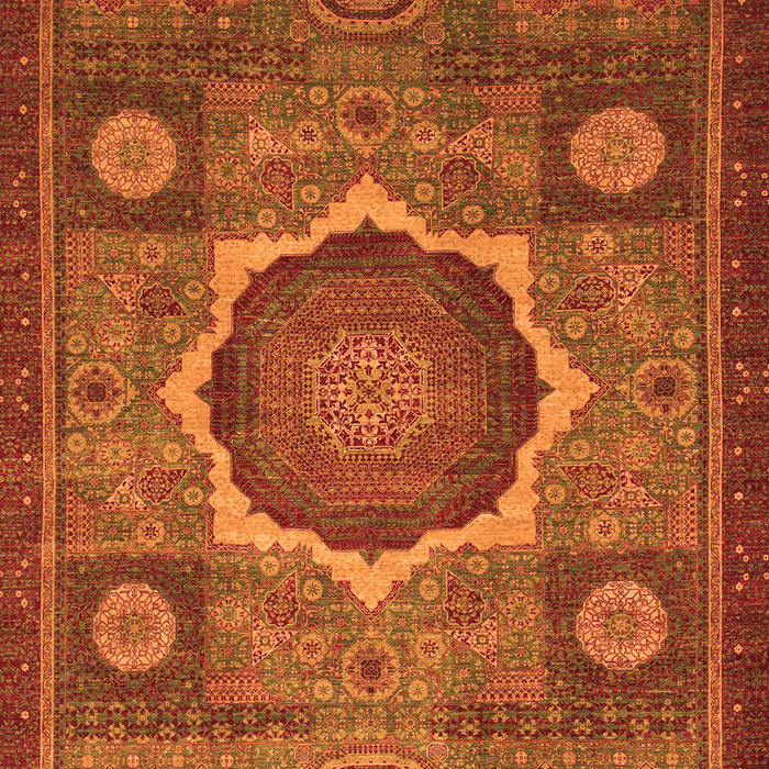 Oriental Orange Modern Rug, abs1473org