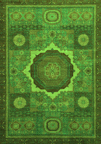 Oriental Green Modern Rug, abs1473grn