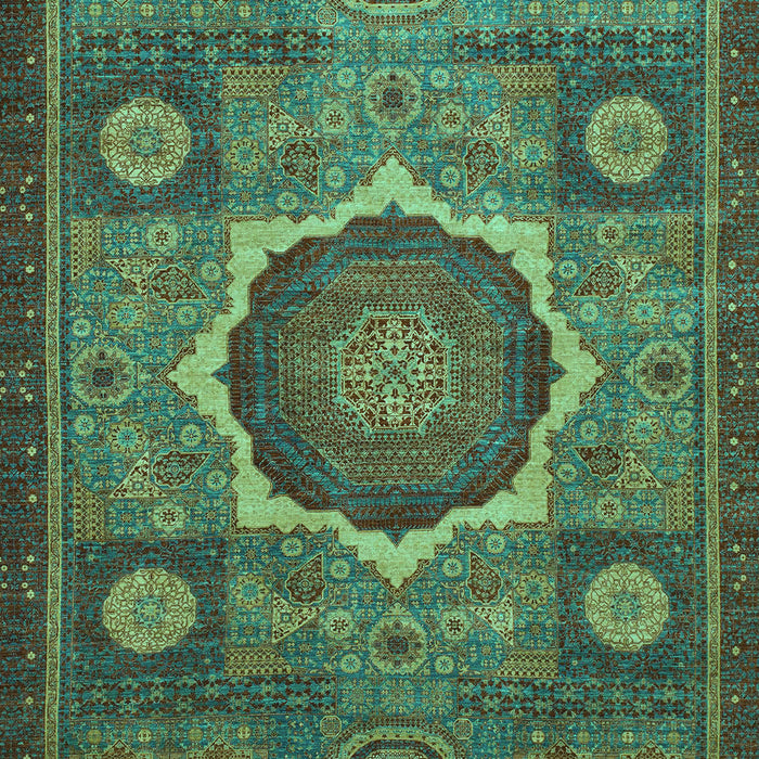 Oriental Turquoise Modern Rug, abs1473turq