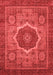 Oriental Red Modern Area Rugs