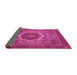 Sideview of Oriental Pink Modern Rug, abs1474pnk