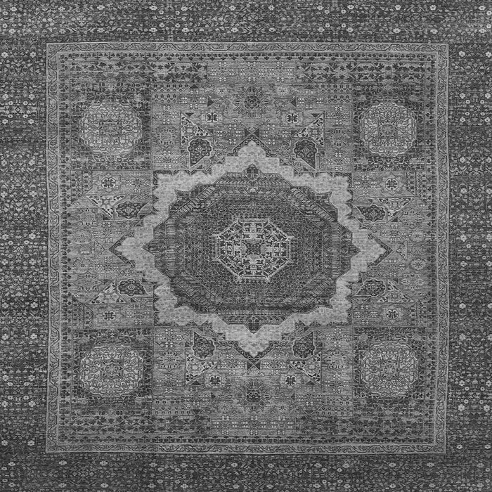 Square Oriental Gray Modern Rug, abs1474gry
