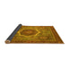 Sideview of Oriental Yellow Modern Rug, abs1474yw