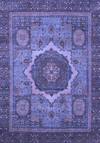 Oriental Blue Modern Rug, abs1474blu