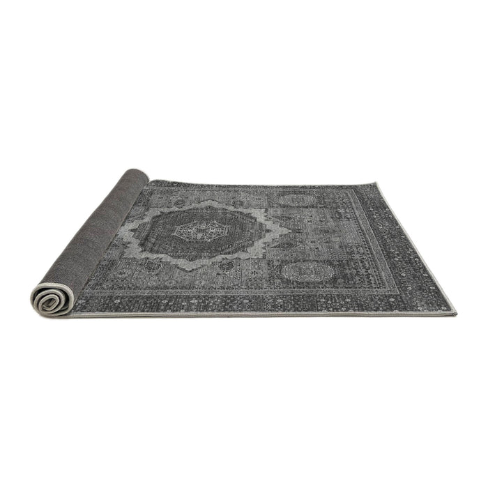 Sideview of Oriental Gray Modern Rug, abs1474gry