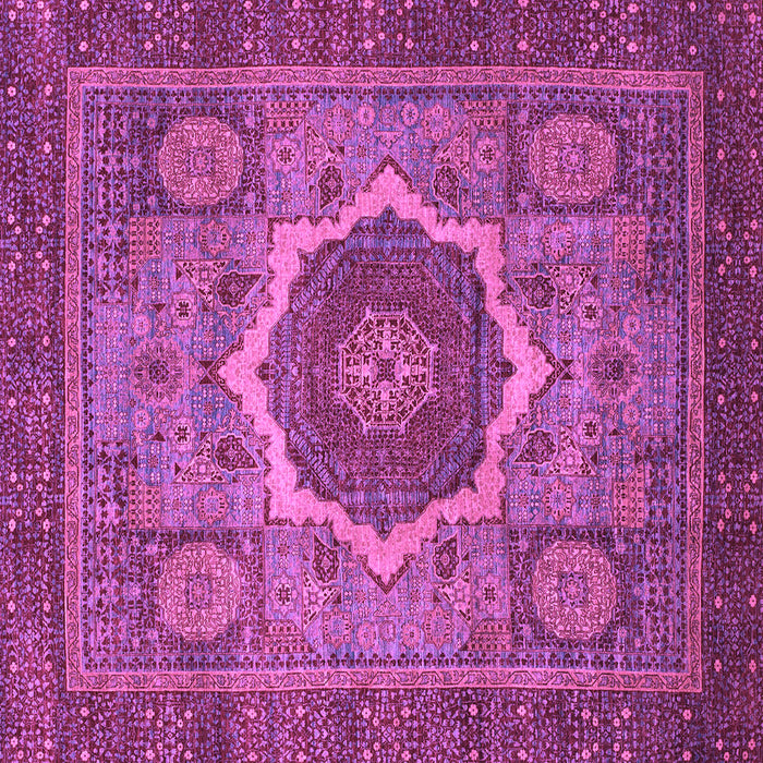 Square Oriental Purple Modern Rug, abs1474pur