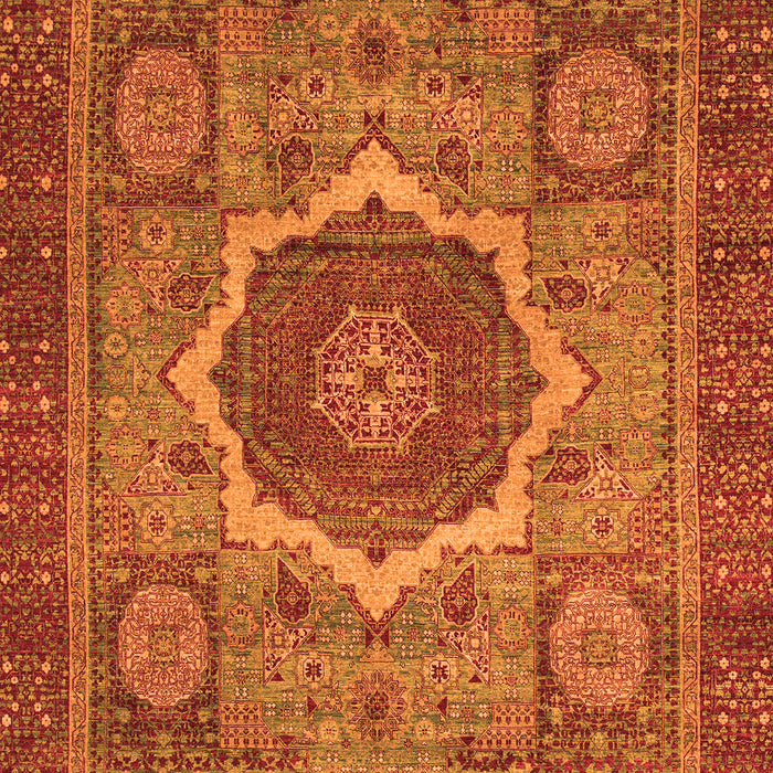 Oriental Orange Modern Rug, abs1474org