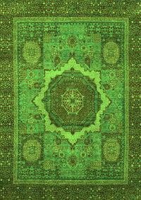 Oriental Green Modern Rug, abs1474grn