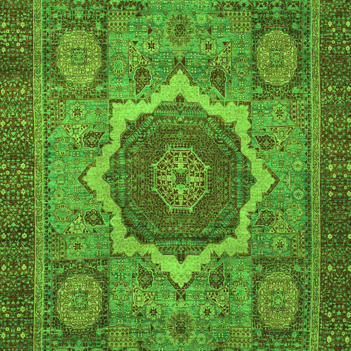 Oriental Green Modern Rug, abs1474grn