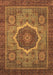 Machine Washable Oriental Brown Modern Rug, wshabs1474brn