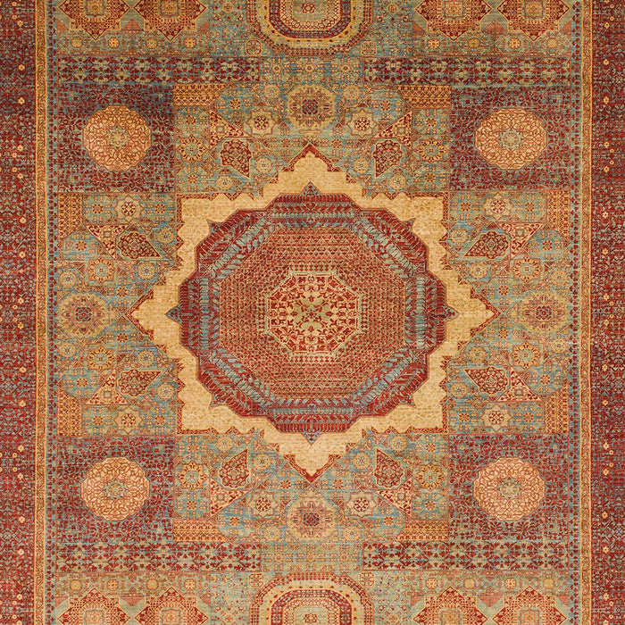 Machine Washable Abstract Bronze Brown Rug, wshabs1475