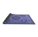 Sideview of Oriental Blue Modern Rug, abs1475blu