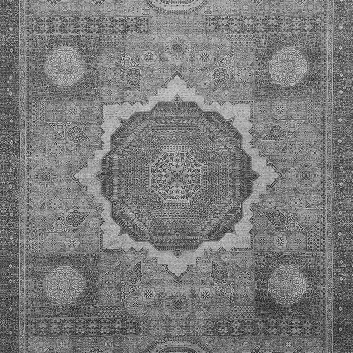 Machine Washable Oriental Gray Modern Rug, wshabs1475gry