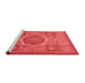 Modern Red Washable Rugs