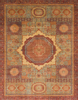 Abstract Bronze Brown Oriental Rug, abs1475