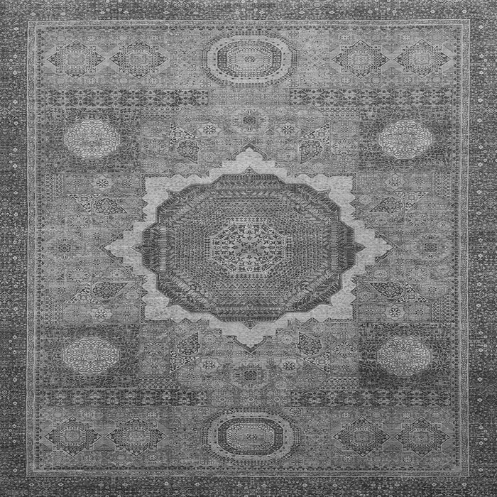 Square Oriental Gray Modern Rug, abs1475gry