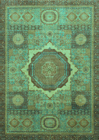 Oriental Turquoise Modern Rug, abs1475turq