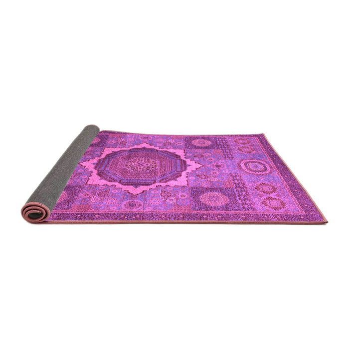 Sideview of Oriental Purple Modern Rug, abs1476pur