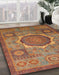 Machine Washable Abstract Red Rug in a Family Room, wshabs1476